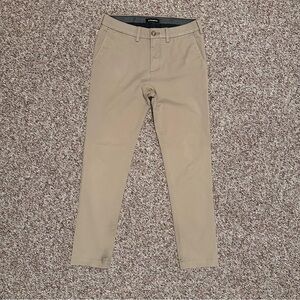 Express Men's Khaki “Skinny” Chinos w/ Stretch 28Wx30L